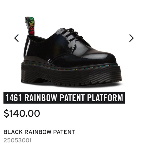 dr martens rainbow platform